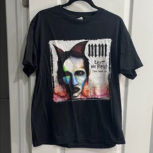 Marilyn Manson Lest We Forget t-shirt, large